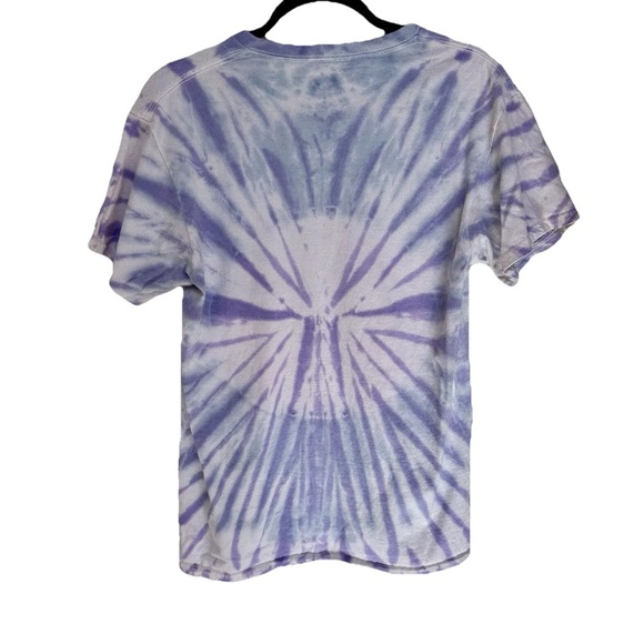 Disney Bambi Thumper Tie Dye Purple and Blue Cute Retro T shirt - Picture 2 of 7